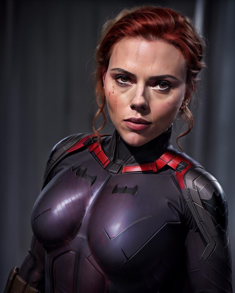 03821-171335864-scarlett, (Batman cosplay), highly detailed, artstation, smooth, sharp focus, 8K,(underboob).png